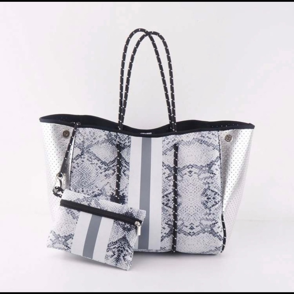 NEW Large Neoprene Tote Bag